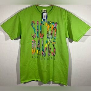 Georgia Bulldogs UGA “SIC EM DAWGS" Type Flower Graphic Print Sz L Comfort Color